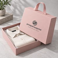 Boîte en papier magnétique personnalisée de qualité supérieure, emballage rigide pliable de luxe, boîte cadeau pour vêtements, chemises, robes