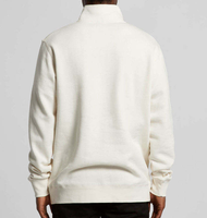 Sweat-shirt à col zippé personnalisé en gros pour hommes, pull oversize, fabricant
