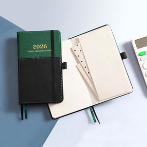 Carnet de notes professionnel personnalisé A5 avec reliure spirale, organisateur, planificateur, 80 feuilles, logo en feuille d'or, écologique, agenda de bureau et scolaire - Product Image 2