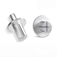 Ventes chaudes Fabricant chinois Vente en gros Rivet à cœur en aluminium Rivet à cœur plat Tête ronde Type à impact Rivet en aluminium à expansion