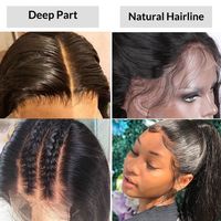 Pas cher brut indien cuticule aligné vierge Extensions de cheveux humains Bundles vendeurs pleine dentelle perruques de cheveux humains Hd dentelle frontale perruque