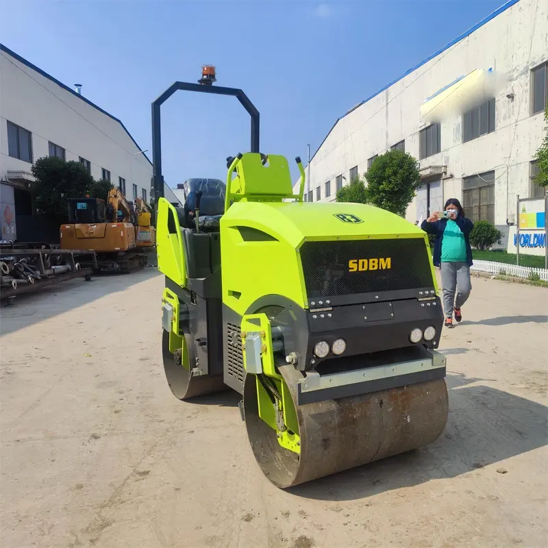 Construction Machinery Walk Behind compactor 1ton 2ton 3ton 4ton 5ton New pavement machinery Vibration ride on mini road roller