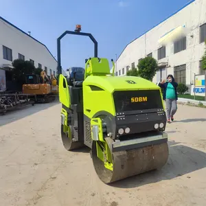 Construction Machinery Walk Behind Compactor 1ton 2ton 3ton 4ton 5ton New Pavement Machinery Vibration Ride On Mini Road Roller