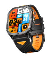 2,13 Zoll AMOLED-Bildschirm Smartwatch K70A Uhr 480mAh Akku BT-Anruf Militärtaugliche Outdoor-Smartwatch für Herren