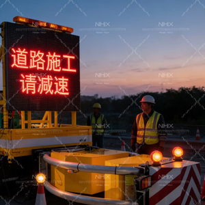 Dispositivo de Protección Anticolisión de Una Sola Capa Tipo Escorpión NIHIX, Protección Integrada para Vehículos de Mantenimiento de Carreteras - Product Image 1