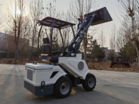 Chargeuse sur pneus électrique HAIJU HJ620E 100% électrique, capacité de charge 500kg 800kg, batterie au plomb-acide, télescopique, ROPS FOPS pour l'agriculture