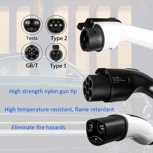 สายชาร์จเร็ว EV แบบ2ยาว5ม. สายชาร์จในรถยนต์ไฟฟ้า TPU สำหรับชาร์จเทสลารุ่น7kw สภาพใหม่ - Product Image 3