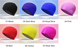 <span class=keywords><strong>Bonnet</strong></span> <span class=keywords><strong>de</strong></span> bain en polyester uni <span class=keywords><strong>pas</strong></span> <span class=keywords><strong>cher</strong></span> pour adulte, idéal pour l'été, en élasthanne et polyester, vente en gros - Product Image 2