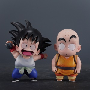 ขายส่งชุดฟิกเกอร์ PVC รุ่น Q ของซุนโกคูและคริลลินในวัยเด็กจากอนิเมะดราก้อนบอล Z ของสะสมโมเดลการ์ตูน ของเล่นตกแต่งบ้านและรถยนต์ ของขวัญ - Product Image 1
