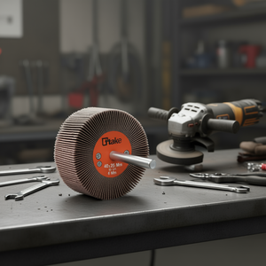 Roue à lamelles abrasives Ttake 40x25 mm, grain 60, tige de 6 mm pour le meulage - Product Image 3