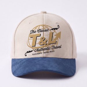 Gorra de Béisbol de Lona Lavada de 6 Paneles con Logotipo Personalizado, Impresión Digital, Estilo Vintage, Ajustable, con Patrón de Letras - Product Image 2
