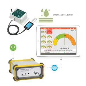 IOT Wireless 4-20 Ma Digital Soil EC ID Tanaman Higrometer Moisture Probe Sensor