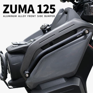 Accesorios de protección de motocicleta Premium Protector lateral de parachoques delantero de aleación de aluminio para Yamaha Bws Zuma - Product Image 3