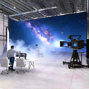 Panel de Fondo LED P4 para Interiores, Pantalla LED Curva Flexible sin Costuras para Estudio de Televisión o Escenario, Fondo de Pantalla LED para Televisión - Product Image 1