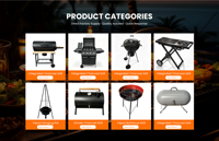 Barbecues au charbon de bois de luxe pour l'extérieur, de qualité commerciale, pour la cuisson, le camping et le barbecue, vente en gros, par le fabricant