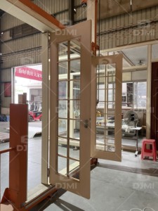 Úc Tùy Chỉnh Gỗ Pháp Phong Cách Gỗ Veneer Trong Nhà Cửa Cho Nhà Phòng Nội Bộ Đôi Kính Đôi Đu Cửa - Product Image 4