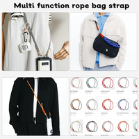 Sac de dressage et de promenade pour chien en nylon, personnalisé en usine, avec sangle de transport en corde, bandoulière croisée, poche pour friandises à la taille, cordon élastique ou sangle pour téléphone