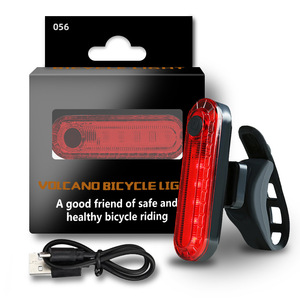 Fahrradlicht vélo feu arrière vélo lampes vtt route sécurité avertissement feu arrière <span class=keywords><strong>Rechargeable</strong></span> LED vélo cyclisme feu arrière accessoire - Product Image 1
