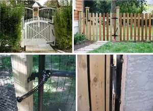 Phổ tự đóng cửa cổng mùa xuân cho Vinyl PVC gỗ hàng rào cổng thép có thể điều chỉnh cửa gần hơn - Product Image 4