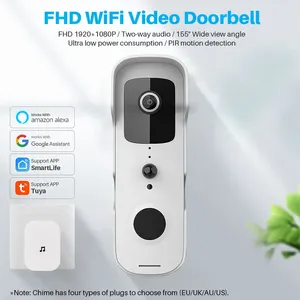 Videoportero Inteligente Tuya WiFi 1080P con Retroiluminación LED, Cámara IP LCD, Audio Bidireccional, Compatible con Alexa, <span class=keywords><strong>Echo</strong></span> Show y <span class=keywords><strong>Google</strong></span> <span class=keywords><strong>Home</strong></span> - Product Image 2