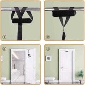 Adjustable Fitness Training Belt <b>Nylon</b> Webbing With Resistance Buckle For Home Workout Equipment - Product Image 5