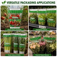 Op maat gemaakte logo tomaten gravure bedrukte staande pouch zak, food grade, hitte verzegelbaar, CPP transparant, trapeziumvormig, voor fruit en groenten van de boerderij