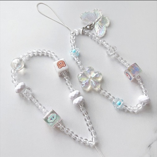 Mobile Phone case Bracelet Accessories Cute and Versatile Mobile Phone Chain Rose Universal Wristband Rope Hanging