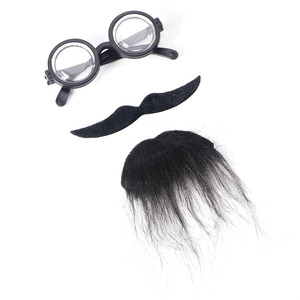 Costumes de fête Kit de moustache auto-adhésif Faux sourcils Barbe pour homme - Product Image 3