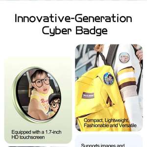 Insignias Electrónicas E87 E87s Personalizables, Pin Digital con Control Táctil para Subir Fotos, GIFs y Videos, Regalo para Fanáticos - Product Image 3