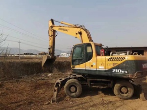 Excavadora de Ruedas Hyundai 210 Usada, Modelos R210W, R150W, R225W, R170W, R60W, Hyundai 210-9S, 210-7, 210W-9T, Precio al por Mayor - Product Image 1
