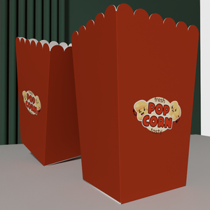 Boîtes à popcorn à emporter, personnalisées, imprimées, biodégradables, haut de gamme, petites, jetables, vente en gros - Product Image 4