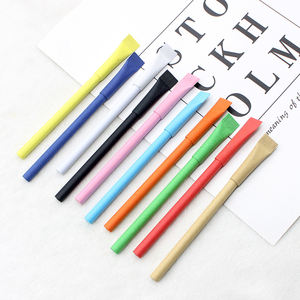 Personalized Reusable Recycled Cardboard Rolling Kraft Paper <b>Pen</b> Eco Friendly Promotional Custom Logo <b>Pen</b> - Product Image 2