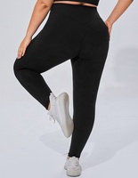 Leggings de yoga pour femmes, doux comme du beurre, extensibles dans les quatre sens, couleur unie, longueur cheville, taille haute, respirants, pour la salle de sport, pantalons de sport grande taille
