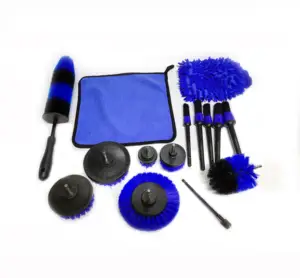 Amazon Hot Sale 15pcs Car Detailing Brush Set Auto Detailing Car Brush Kit For Car Cleaning Tools