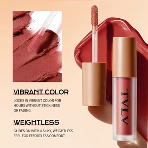 ลิปกลอสแบบฉลากส่วนตัว วีแกน เนื้อแมทท์ สีนู้ด 10 สี กันน้ำ ลิปกลอสเนื้อฉ่ำ ขายส่ง - Product Image 4