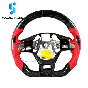 Volant de voiture en fibre de carbone forgée sur mesure avec LED pour <span class=keywords><strong>Kia</strong></span> K5 <span class=keywords><strong>GT</strong></span> <span class=keywords><strong>Line</strong></span> Optima4 Forte 2022 2025 2026 Cerato Seltos <span class=keywords><strong>Sportage</strong></span> - Product Image 3