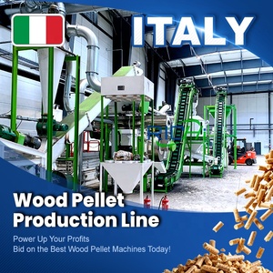 Usine de fabrication automatique de granulés de <span class=keywords><strong>bois</strong></span> RICHI - Ligne de production de granulés de biomasse personnalisable 1-2 TPH, usine de granulés de <span class=keywords><strong>bois</strong></span> à vendre en Italie - Product Image 1