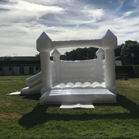 Mini château gonflable gonflable gonflable avec toboggan, maison de mariage pour tout-petit