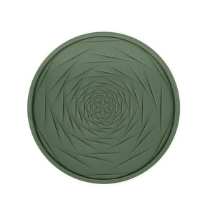 <b>Silicone</b> Drink Coasters Flowers Pattern Cup Mug Coffee Heat-Resistant Mats <b>Pads</b> for Office Home and Kitchen - Product Image 1