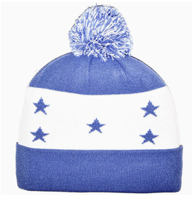 Gorro de Punto con la Bandera de Honduras para Mujer, Gorro Suave y Elástico, Cálido para Invierno, Personalizado, Venta al Por Mayor, Económico - Product Image 1