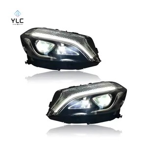 Faro Anteriore per Auto <span class=keywords><strong>Mercedes</strong></span> Benz <span class=keywords><strong>Classe</strong></span> <span class=keywords><strong>A</strong></span> W176 2013-2018, Stile AMG, Sistema di Illuminazione LED - Product Image 3