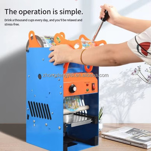 Semi-Automatic Electric Drive Gear <b>Engine</b> Heat Sealing Beverage Foil Paper Pouch Film Machine for Milk Tea for Bag Beverages - Product Image 4