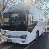Autocar de tourisme d'occasion ZK6128 à deux étages, 42+1 couchettes, 12m, moteur Weichai Euro5 430HP, conduite à gauche, pour longues distances