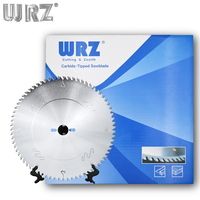 Lame de scie industrielle WRZ HF007 de qualité supérieure, finition nitride 72T, soudée au laser, résistante aux basses températures et aux fissures, pour la découpe du bois