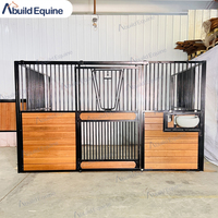 Kits de boxes modulaires pour chevaux, panneaux avant de box, portes de box, équipement d'écurie équestre