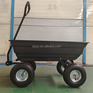 Heavy-Duty <strong>Towable</strong> Poly Utility <strong>Cart</strong> &amp; Dump Trailer Heavy-Duty Steel Dump Trailer <strong>Garden</strong> <strong>Cart</strong> for Sale - Product Image 5