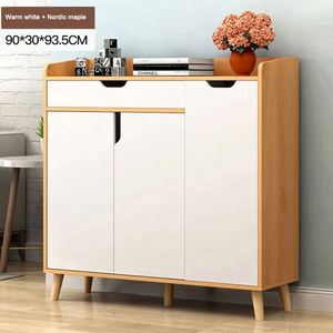 Zapatero moderno simple con <span class=keywords><strong>madera</strong></span> maciza <span class=keywords><strong>MDF</strong></span> para el hogar, sala de estar, dormitorio, almacén al aire libre, uso en gimnasio - Product Image 6