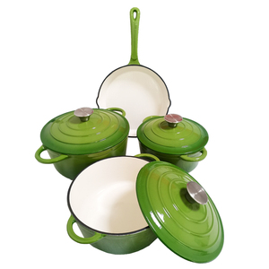 Poêle carrée en <span class=keywords><strong>fonte</strong></span> <span class=keywords><strong>émaillée</strong></span> robuste et écologique, compatible four, cuisinière à gaz et cuisinière à induction, vente en gros - Product Image 3