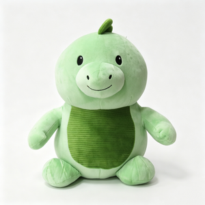 Peluche de dinosaure personnalisée, peluche de dinosaure en tissu, adorable peluche de dinosaure, peluche de dinosaure assise, peluche de dinosaure verte - Product Image 4