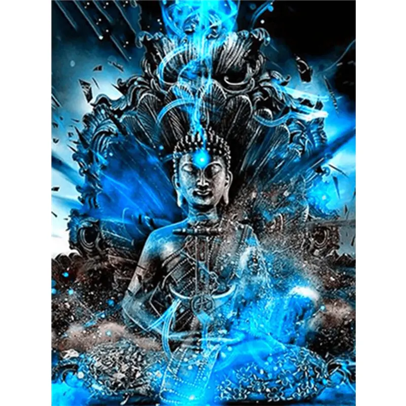 100% Volledige Diy Diamond Mozaïek Volledige Boeddha Groothandel 5D Diamond Art Schilderen Religie Decor Voor Thuis